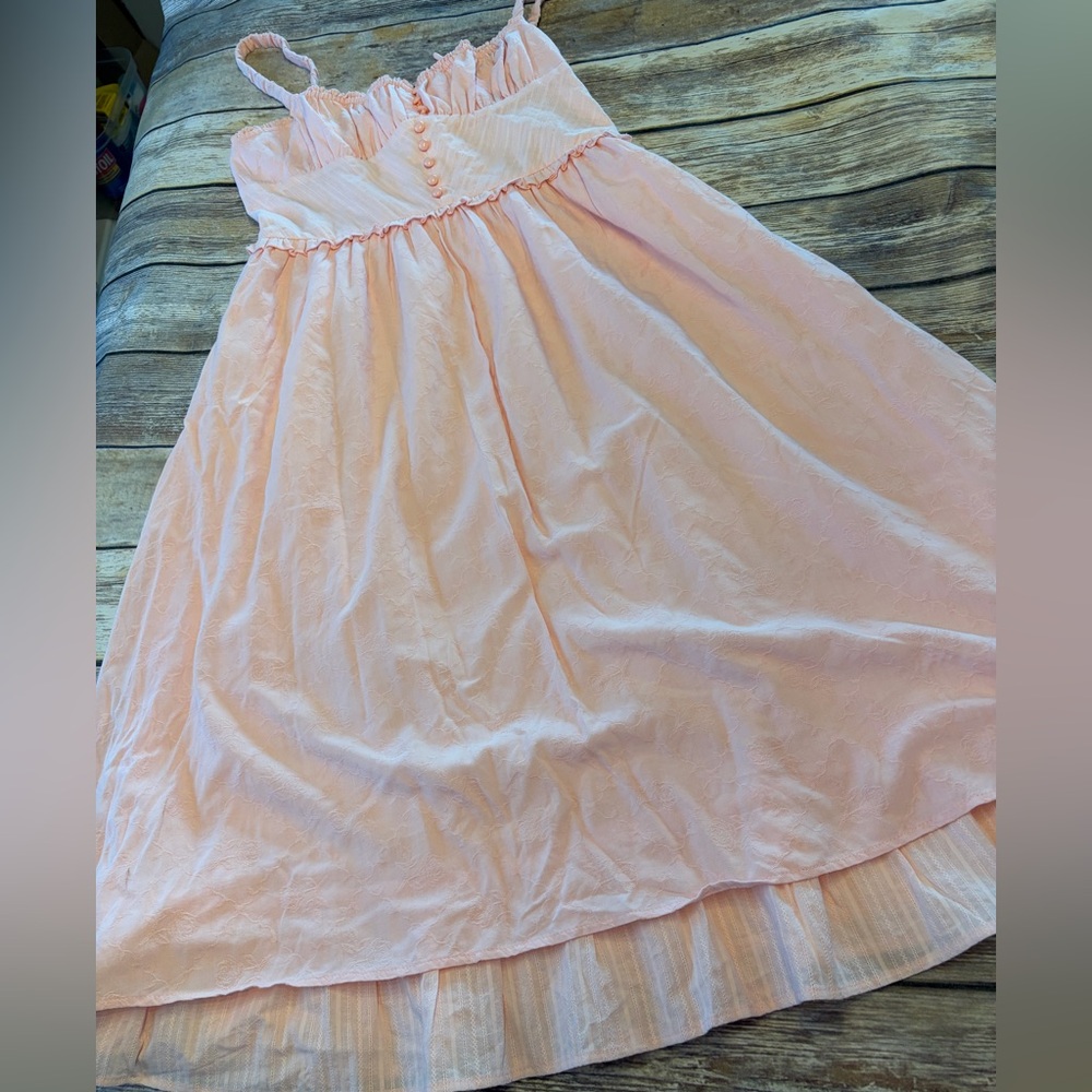 NWT Sz L Commense Blush Pink Midi Sundress - Picture 3 of 12